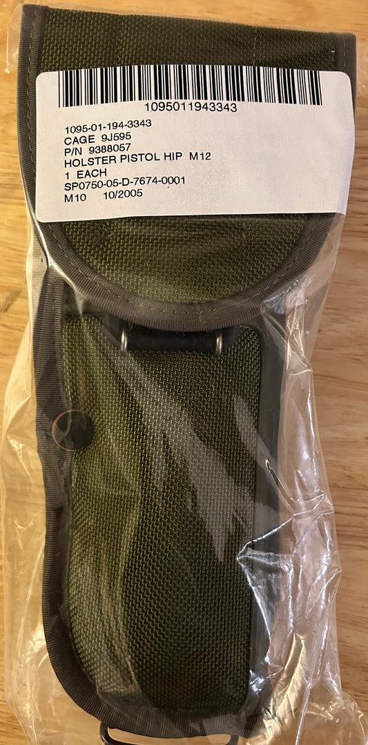 M12 HOLSTER - FITS MILITARY M9/BERETTA 92FS -NEW - NEVER ISSUED