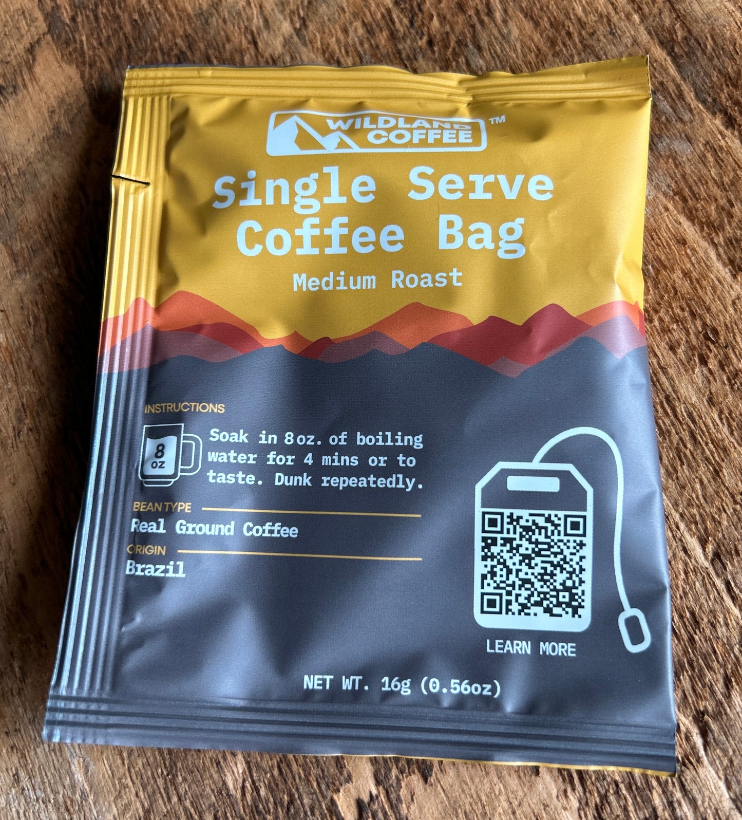 Wildland Coffee Single Serve Coffee Packet - Java Ready for Your Next Adventure